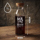 Mr & Mrs - Karaffe mit Gravur