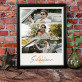 Mr & Mrs - Collage aus Fotos