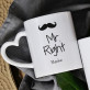 Mr & Mrs Right - Tassen für Paare