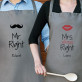 Mr&Mrs Right - Set mit 2 Kochschürzen