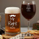 Mr & Mrs Right - Set aus Becher und Weinglas