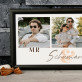 Mr & Mrs - Kunstdruck mit Rahmen