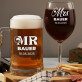 Mr&Mrs - Set aus Becher und Weinglas