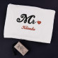 Mr - Handtuch mit Stickerei