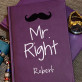 Mr Right - Notizbuch A5 mit Aufdruck