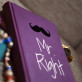 Mr Right - Notizbuch A5 mit Aufdruck