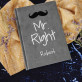 Mr Right - Notizbuch A5 mit Aufdruck