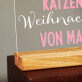 Katzen-Weihnachten - Druck auf Acrylglas