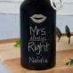 Mrs. Always Right - Wasserflasche 0,4l mit Karabinerhaken