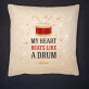 My heart beats like a drum - Kissen
