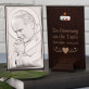 Taufe 2 - Papst - Silbernes Bild mit Gravur