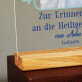 Zur Erinnerung an die Heilige Taufe - Druck auf Acrylglas