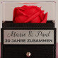 zum Jahrestag - Ewige Rose in einer Schachtel