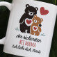 Am sichersten bei Mama - Personalisierte Tasse