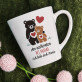 Am sichersten bei Mama - Personalisierte Tasse