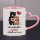 Am sichersten bei Mama - Personalisierte Tasse