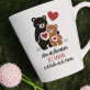 Am sichersten bei Mama - Personalisierte Tasse