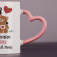 Am sichersten bei Mama - Personalisierte Tasse