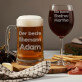 Die besten Eheleute - Set aus Becher und Weinglas