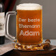 Die besten Eheleute - Set aus Becher und Weinglas