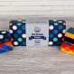 Die besten Papas - Happy Sock - Dots - Socken 4 Pack für Herren