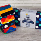 Die besten Papas - Happy Sock - Dots - Socken 4 Pack für Herren