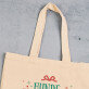 Hunde-Weihnachten - Baumwolltasche mit Aufdruck