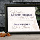 Die beste Freundin der Welt - Kunstdruck mit Rahmen