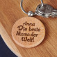 Beste Mama - Schlüsselanhänger aus Holz