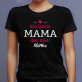 Beste mama - Schwarzes T-Shirt für Damen
