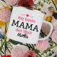 Beste Mama - emaillierter Becher