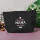 Beste Mama - Dunkelblaue Kosmetiktasche