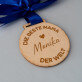 Beste mama der welt - Holzmedaille