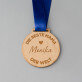 Beste mama der welt - Holzmedaille
