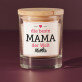 Beste Mama der Welt - Duftkerze