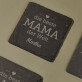 Beste Mama der Welt - Tassenuntersetzer aus Schiefer