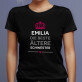 Beste schwester - Schwarzes T-Shirt für Damen