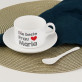 Beste Frau - Tasse mit Untertasse