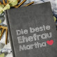 Beste Ehefrau - Notizbuch A5 mit Aufdruck