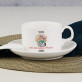 Tasse von der besten Mama - Tasse mit Untertasse