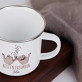 Beste Freundin - emaillierter Becher