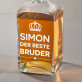 Bester Bruder - Whiskykaraffe mit Gravur