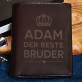 Bester Bruder - Leder Portemonnaie für Herren