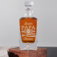 Bester Papa unter der Sonne - Whiskykaraffe mit Gravur