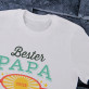 Bester Papa unter der Sonne - T-Shirt mit Aufdruck für Herren