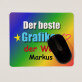 Bester Grafiker der Welt - Mauspad
