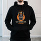 Fahrer - Schwarzer Kapuzenpullover für Herren