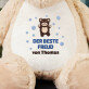 Beste freund - Maskottchen mit Stickerei