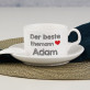 Bester Ehemann - Tasse mit Untertasse