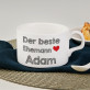 Bester Ehemann - Tasse mit Untertasse